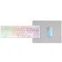 Mars Gaming MCPWX Combo Gaming Inalámbrico 3 en 1 Blanco RGB